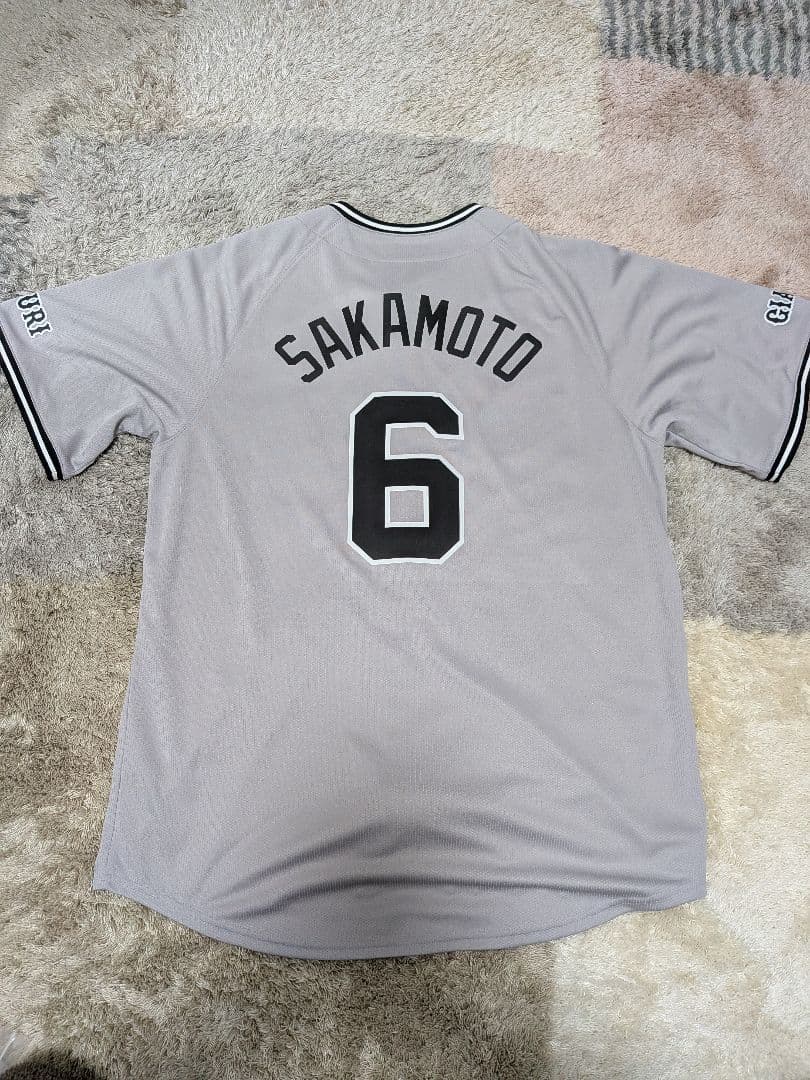 2024読売ジャイアンツ　坂本勇人6レプリカユニフォーム ビジター　Ｌサイズ