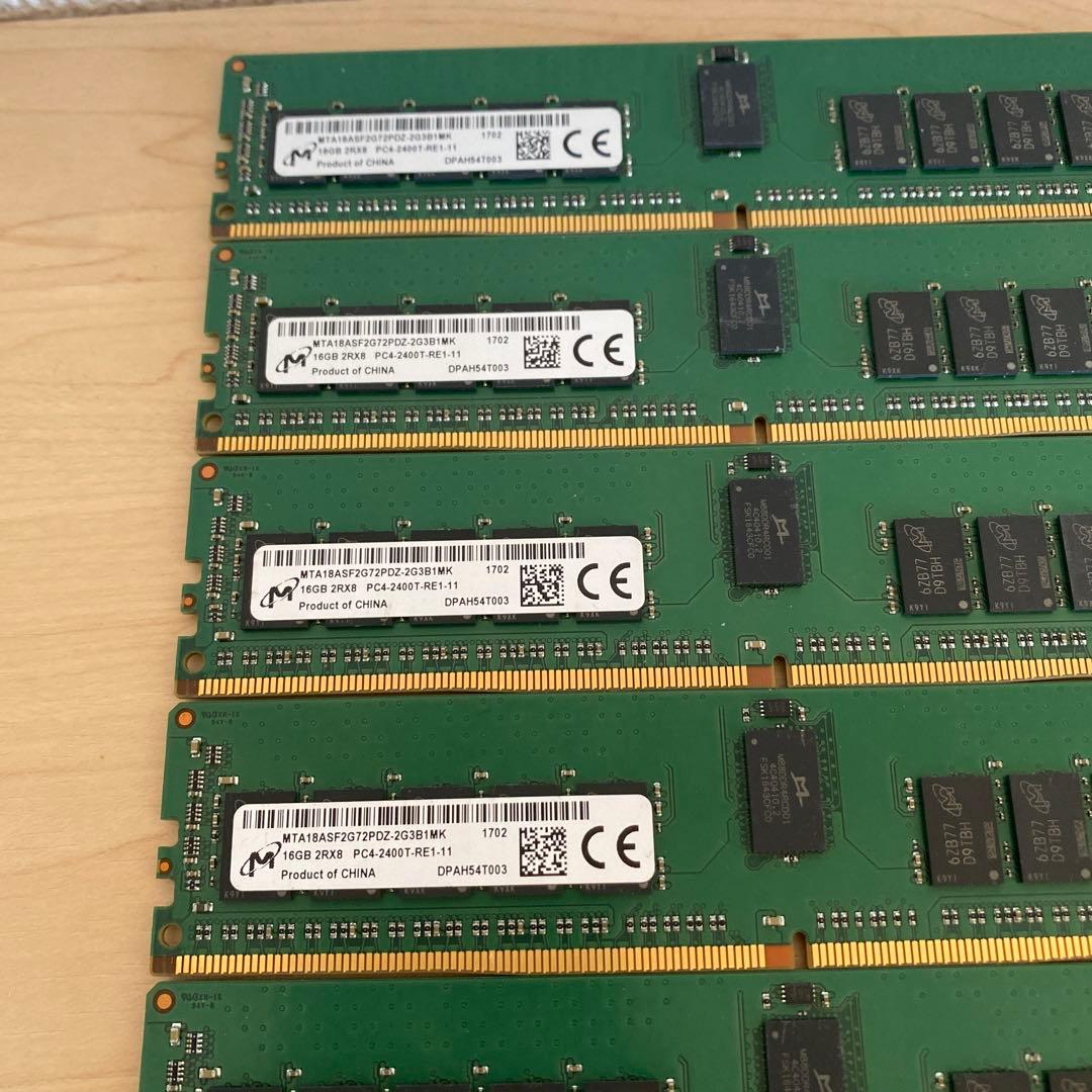 m*o様 メモリー 16GB 2RX8 PC4-2400T-RE1-11/8枚