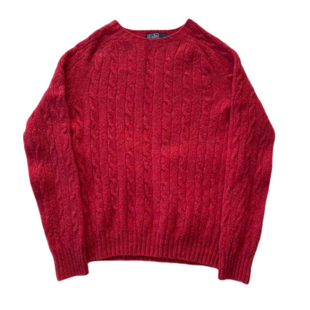 90s Ralph Lauren ラルフローレン　カシミヤ　ウール　ニット