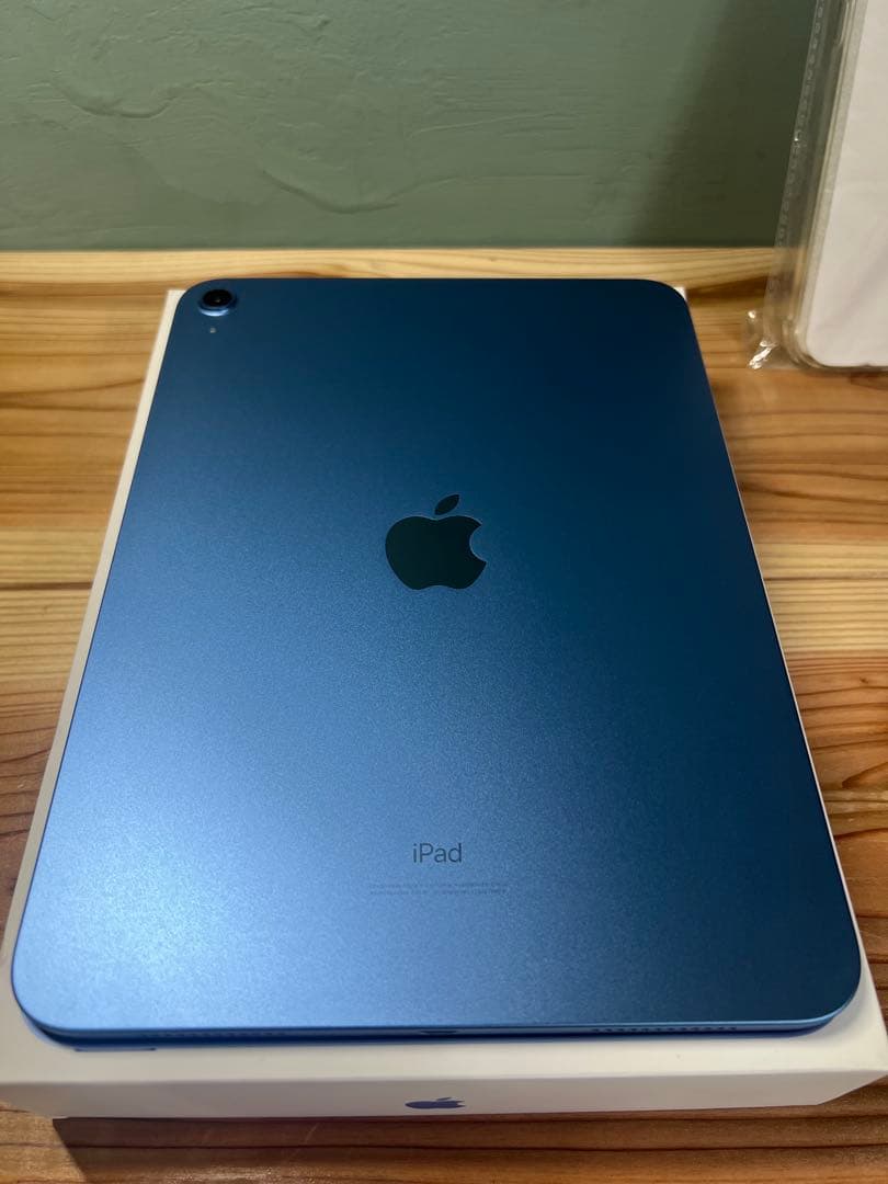 【美品】iPad 本体 ブルー 第10世代 64GB バッテリー容量100%