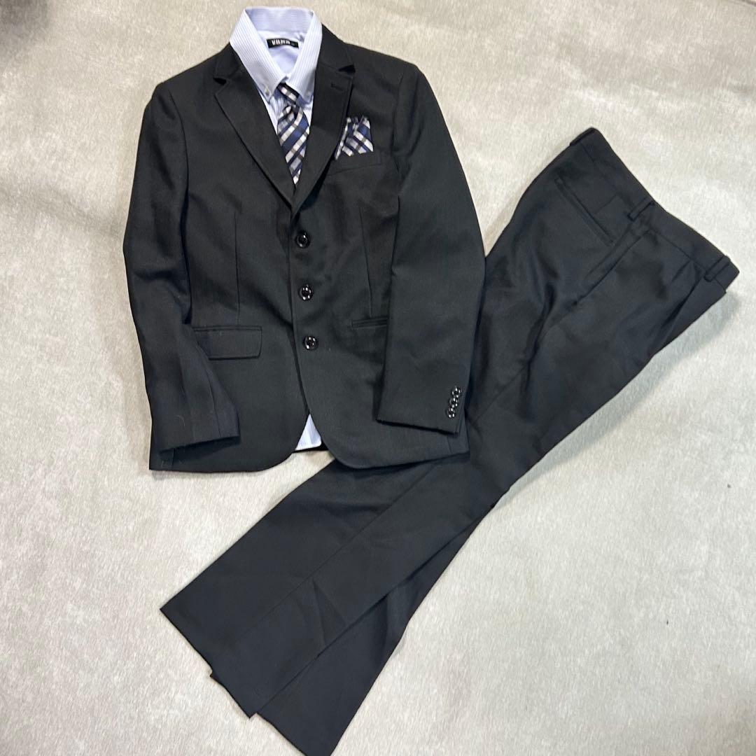 美品【ヒロミチナカノ】男の子フォーマルスーツ　5点セット　セットアップ　160