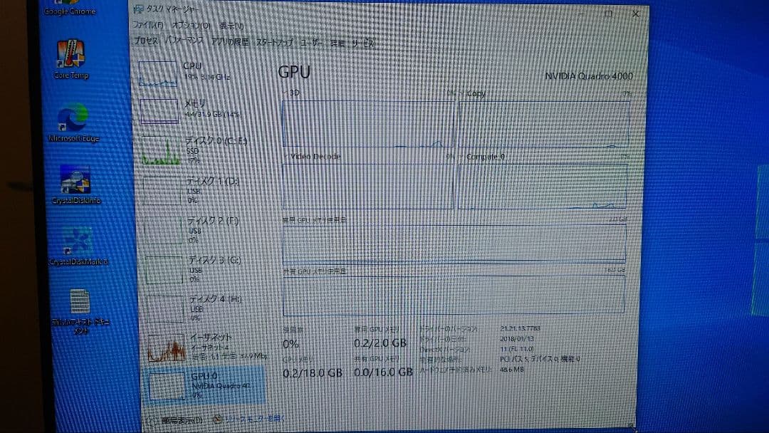 HP Z820 ワークステーションSSD480GB OS付き
