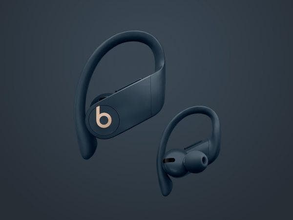 ★人気 美品 beats パワービーツプロ 高音質ワイヤレスイヤホン ネイビー