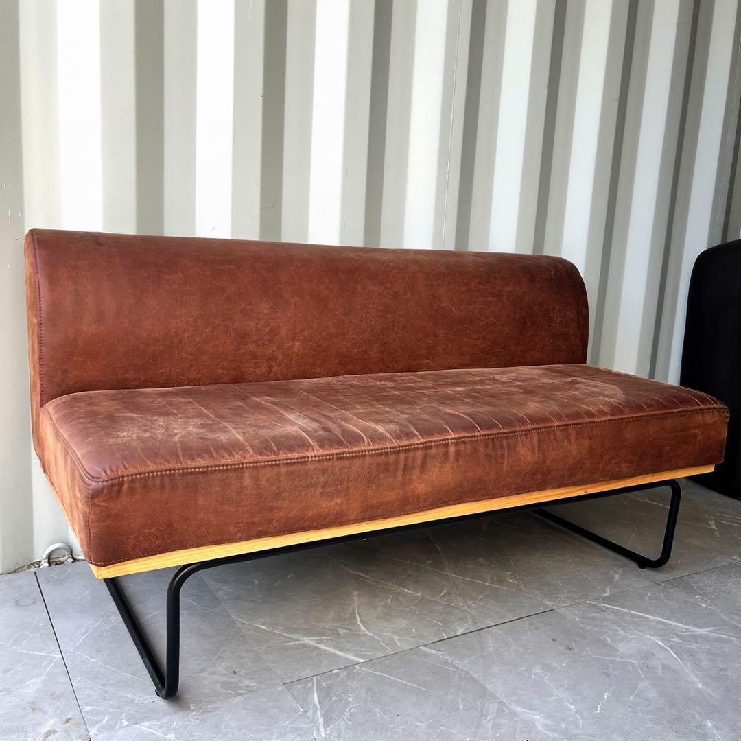 取付無料！クラッシュゲート コンフォーム ダントンソファ ブラウン アームレス✨