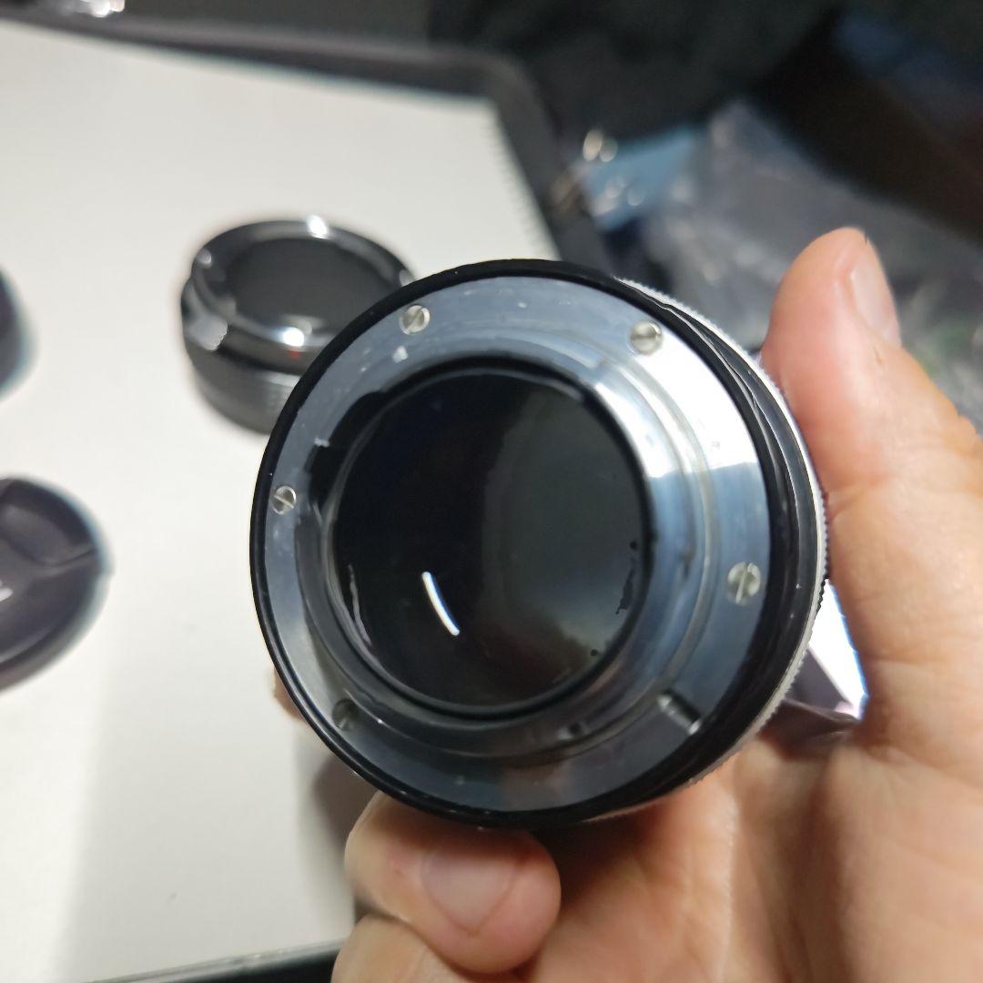 Nikkor-S auto 55mm f/1.2 +F→Zアダプター+フード