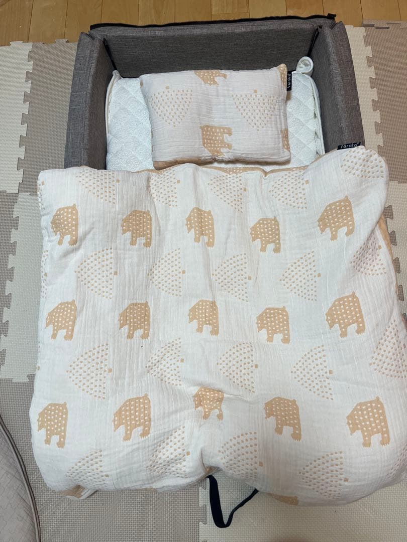 ファルスカ コンパクトベッド Free /メランジブラウン