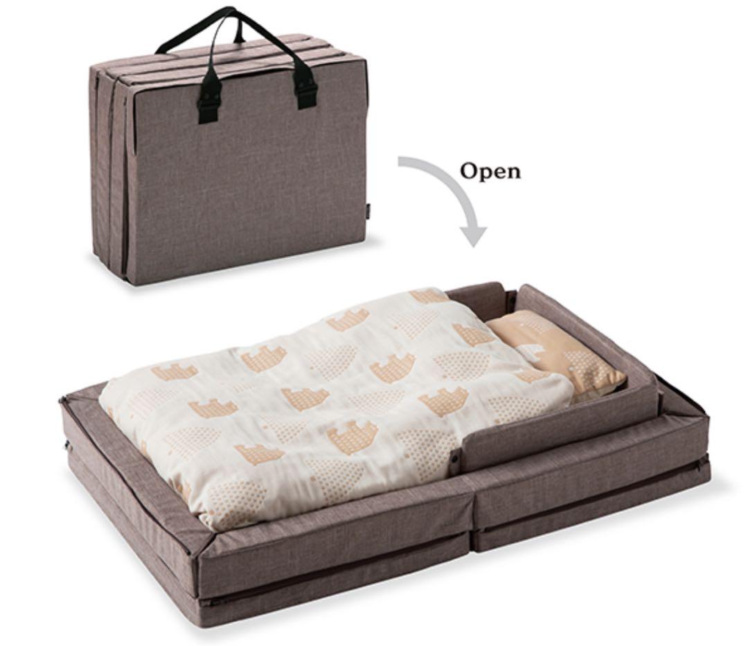 ファルスカ コンパクトベッド Free /メランジブラウン