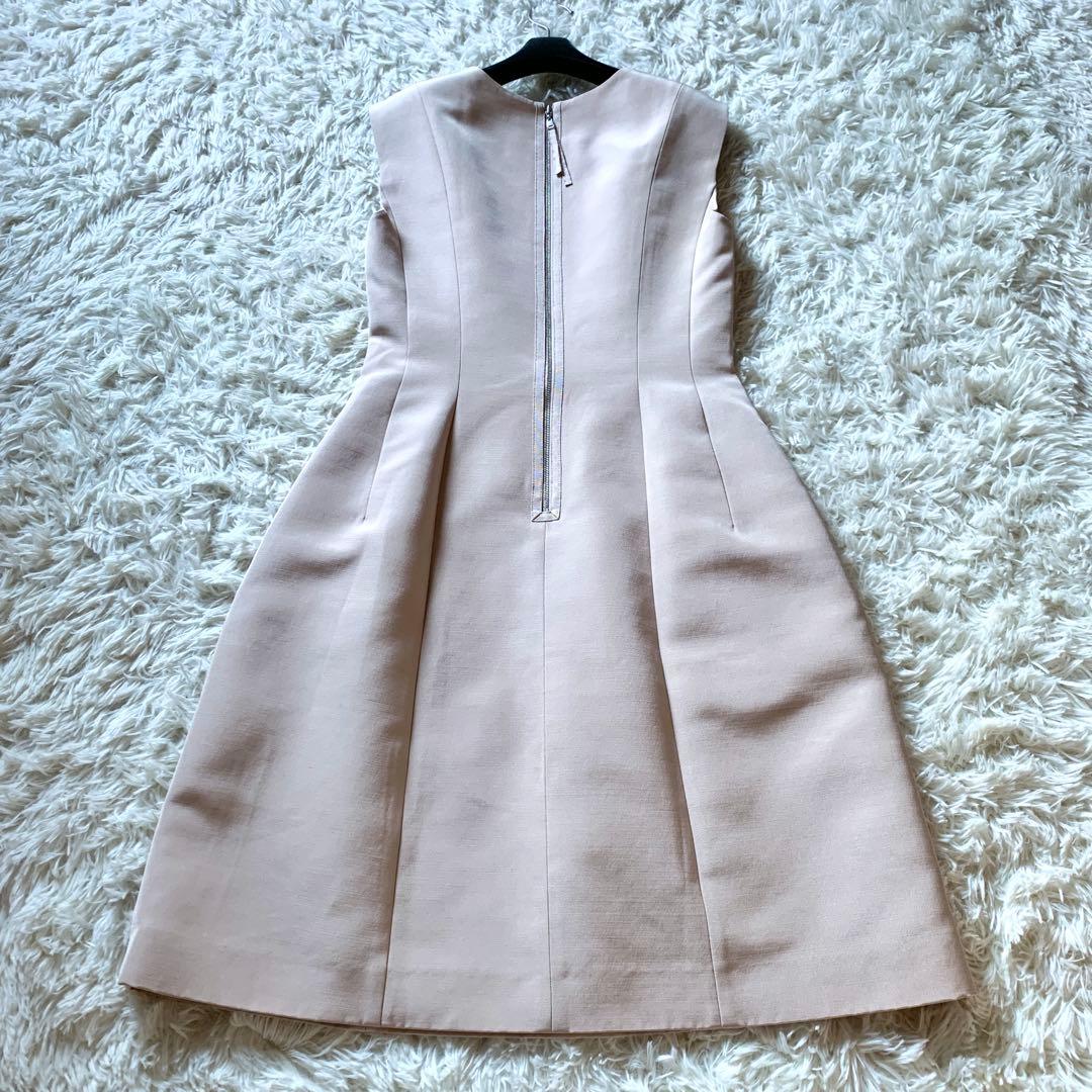 未使用級✨定価14万 フォクシー ミュゲ ウールシルクワンピースドレス 40