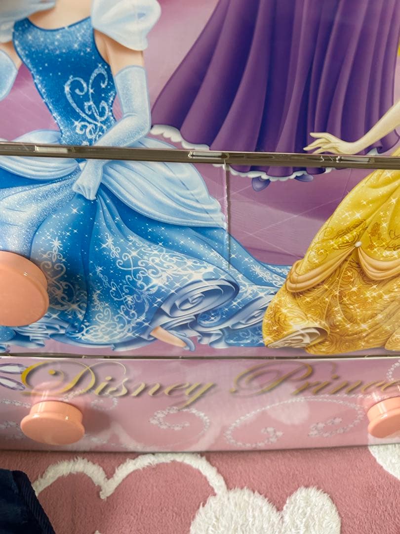 ディズニープリンセス 5段タンス　送料込み