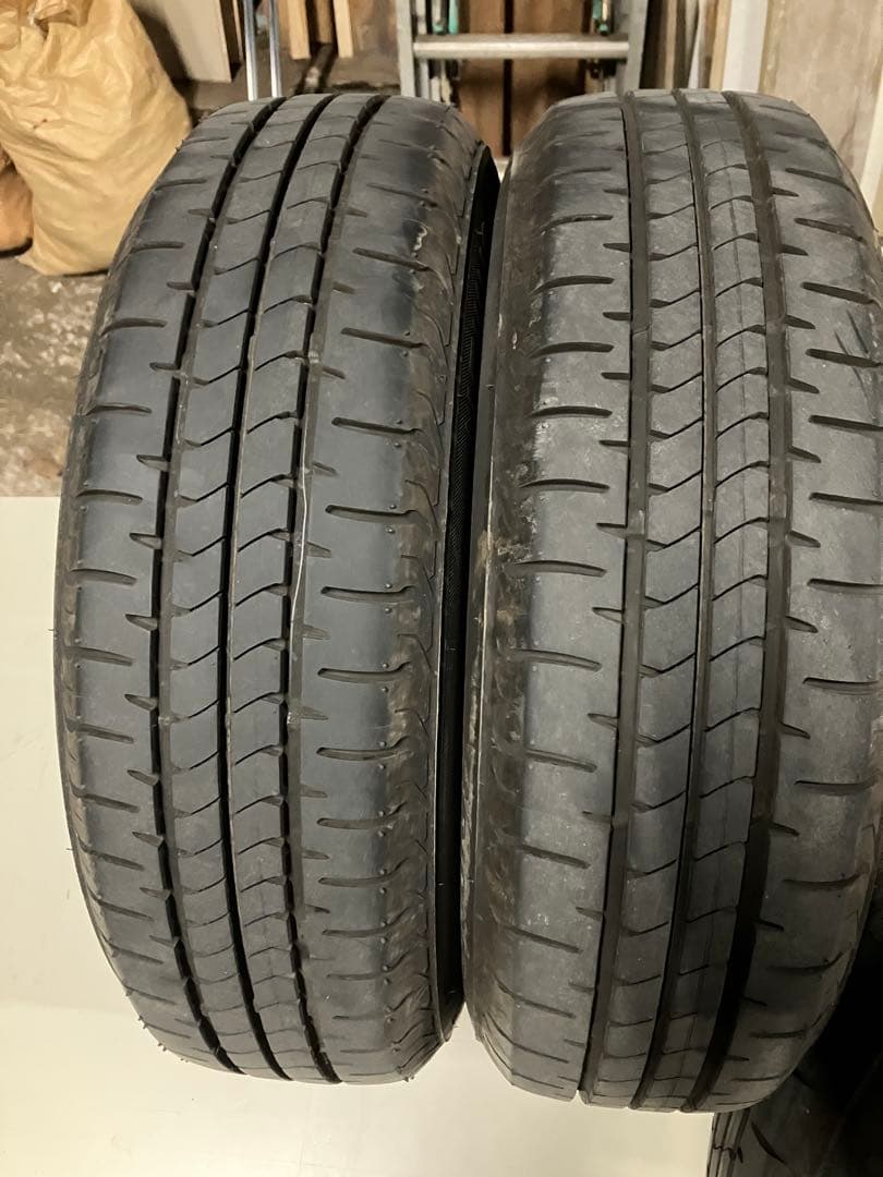 ゆ*る様 2025年製 14インチ メッキスチールタイヤ NEWNO [送料込み