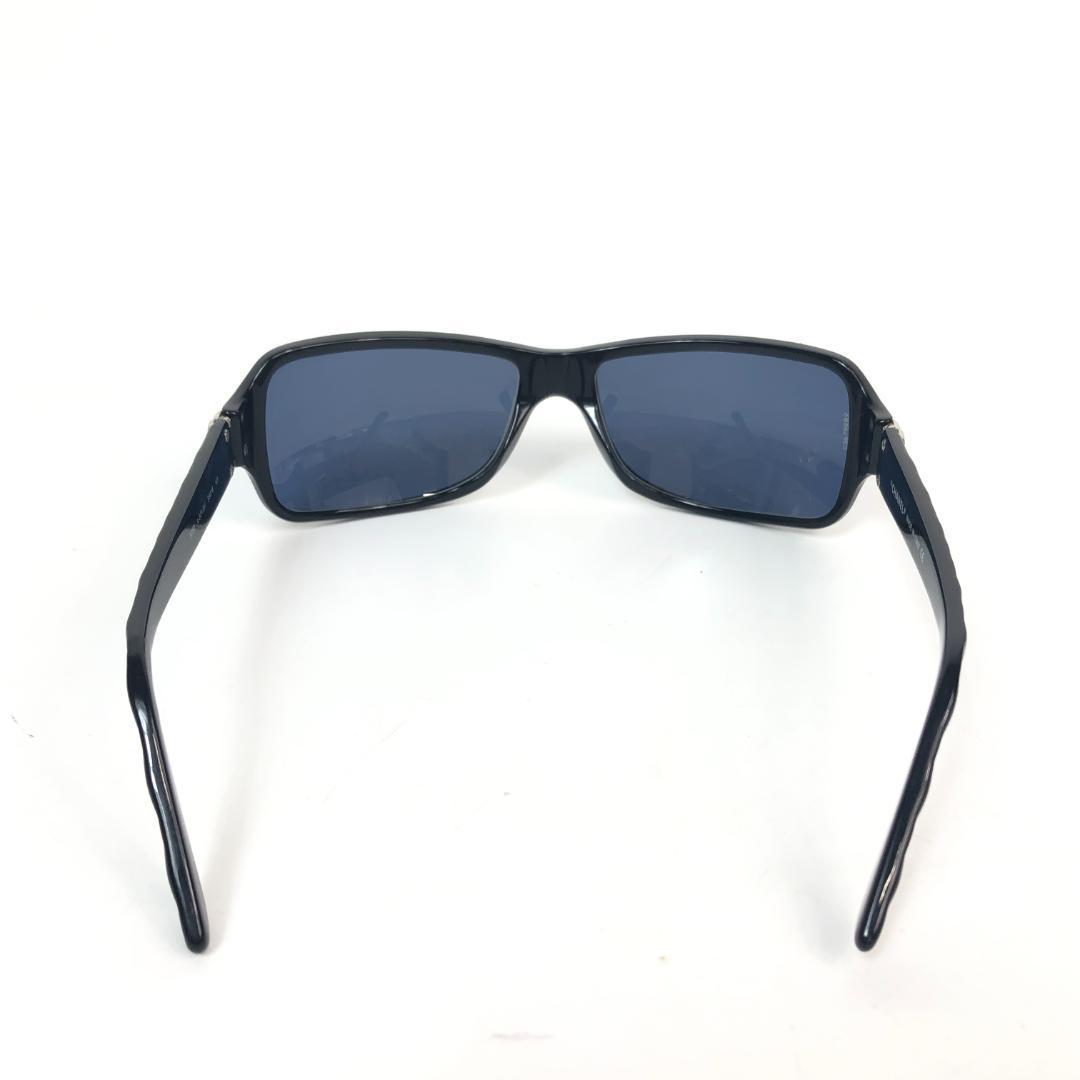 【美品】10F418 シャネル サングラス 5050 マトラッセ 黒 ココマーク