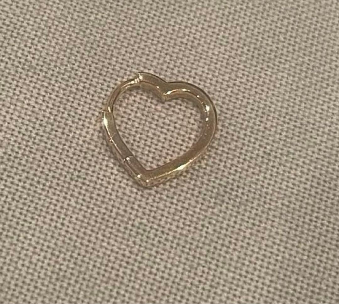 Repossi レポシ　ハート型 ピアス(片耳用)