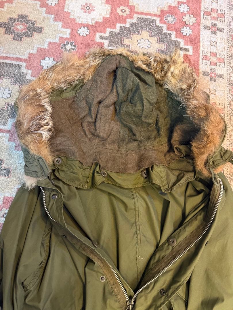 スペシャルビンテージ 70s M-65 XS アルミジップ コヨーテファー