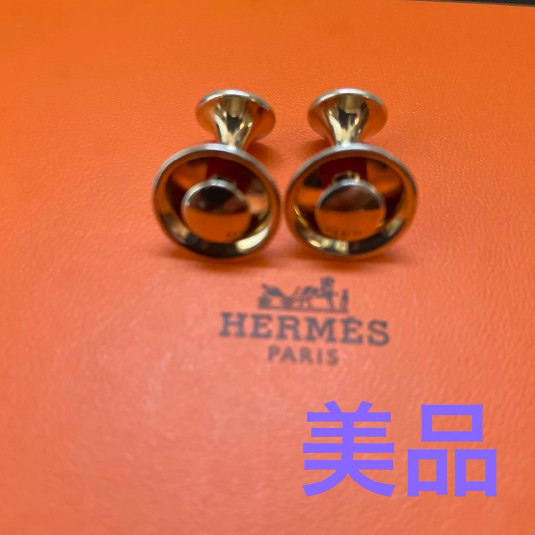 HERMES エルメス　Ag925スターリングシルバーカフス　美品