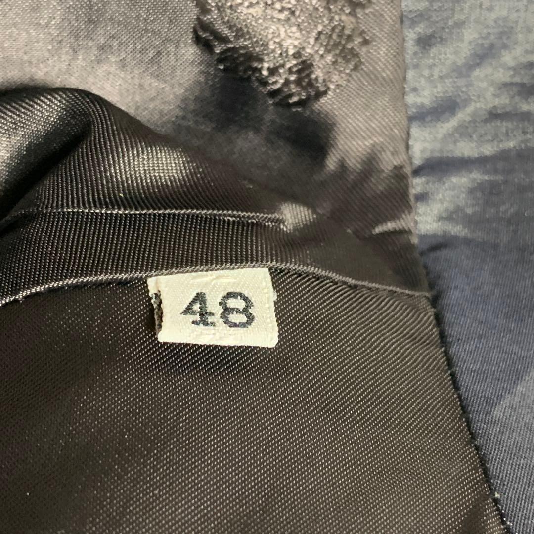 希少 ヴェルサーチ スーツ セットアップ メデューサ ブルー 48 光沢感