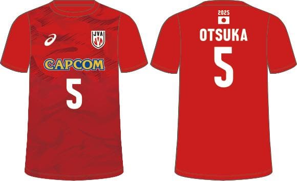 2025年 バレーボール男子日本代表 応援Tシャツ 大塚達宣 L