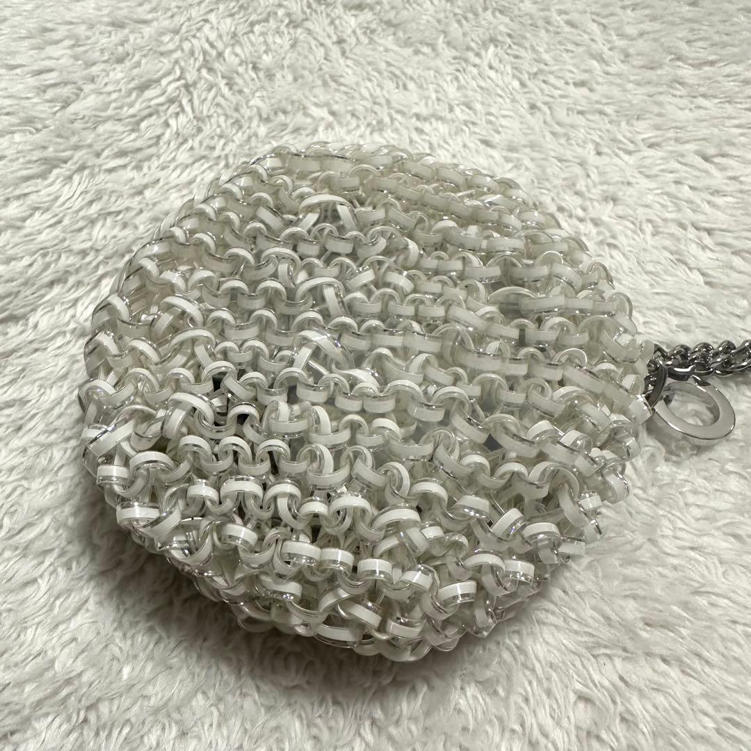 美品　ANTNPRIMA アンテプリマ　ポーチ　オーロラホワイト　ワイヤー　小物