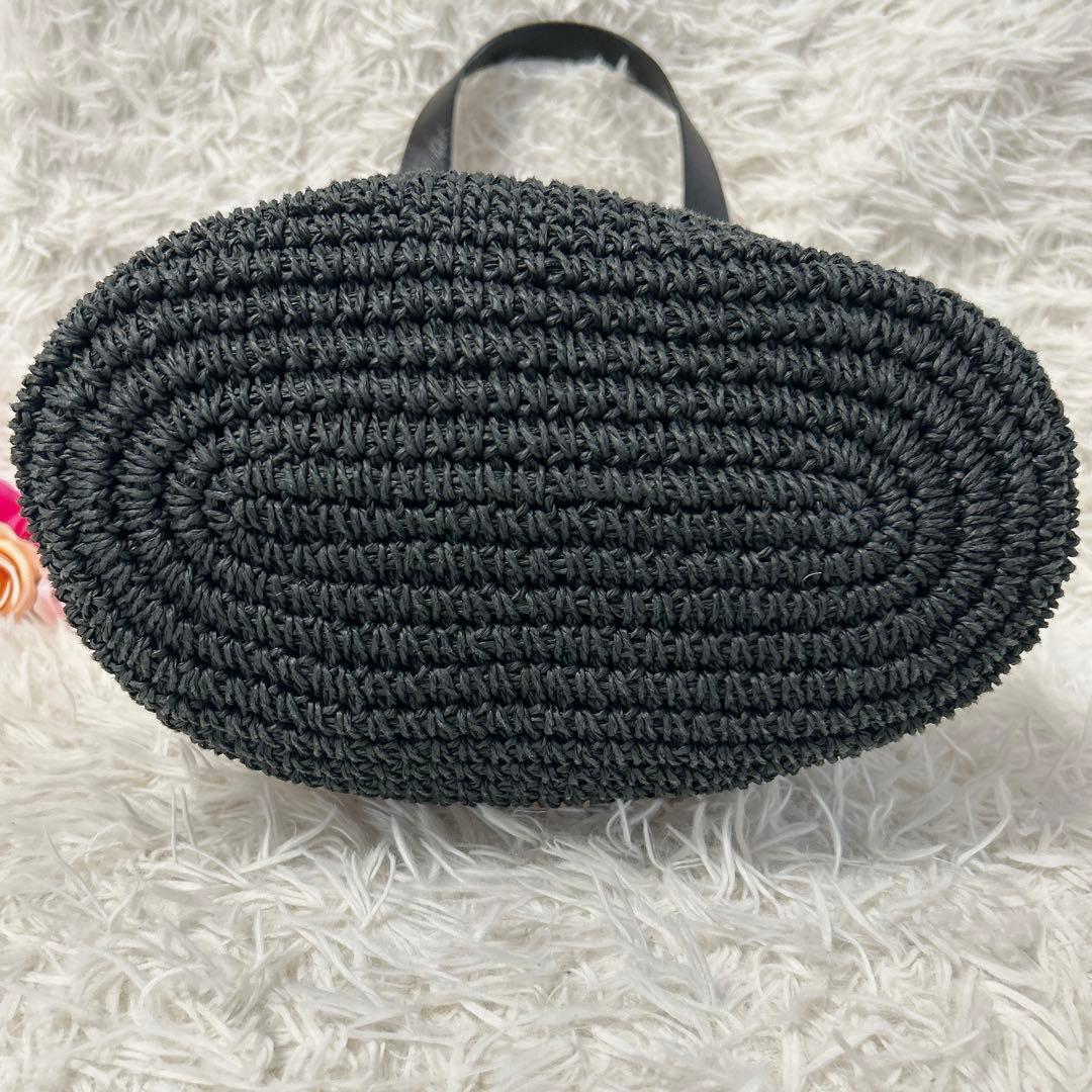 未使用級✨バーバリーブルーレーベル かごバッグ トートバッグ ストロー