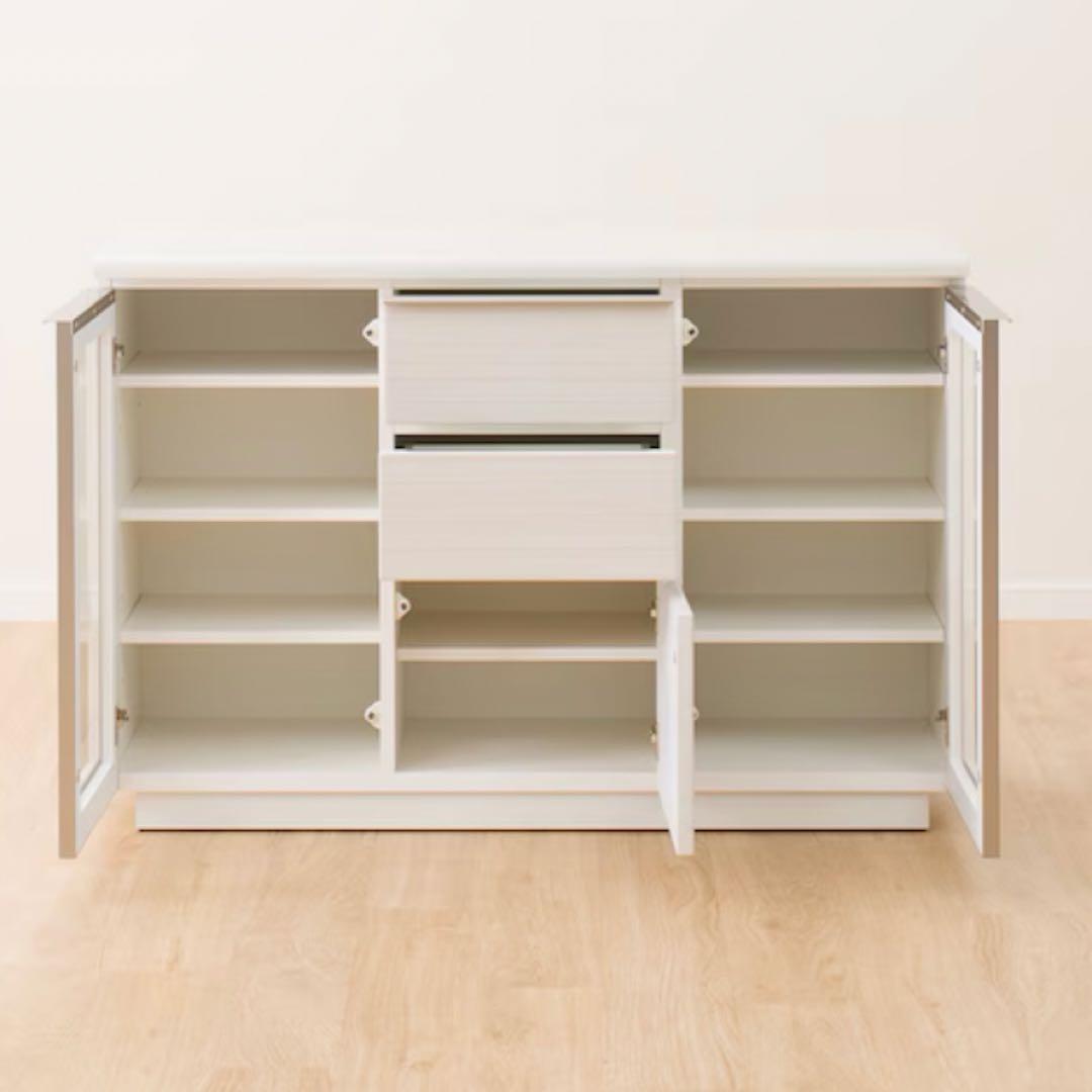 【ムラマサ】サイドボード ニトリ (ポスティア120 WH)