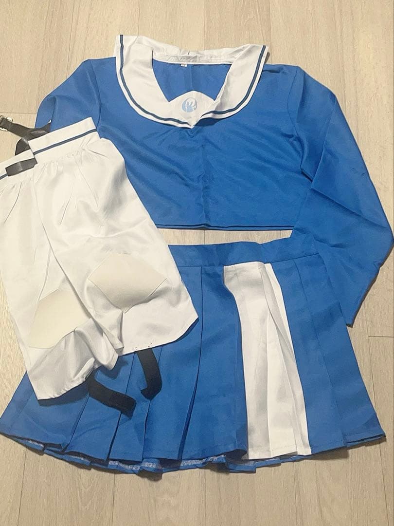 ブルーアーカイブ　月雪みやこ コスプレ衣装 ウィッグ フルセット