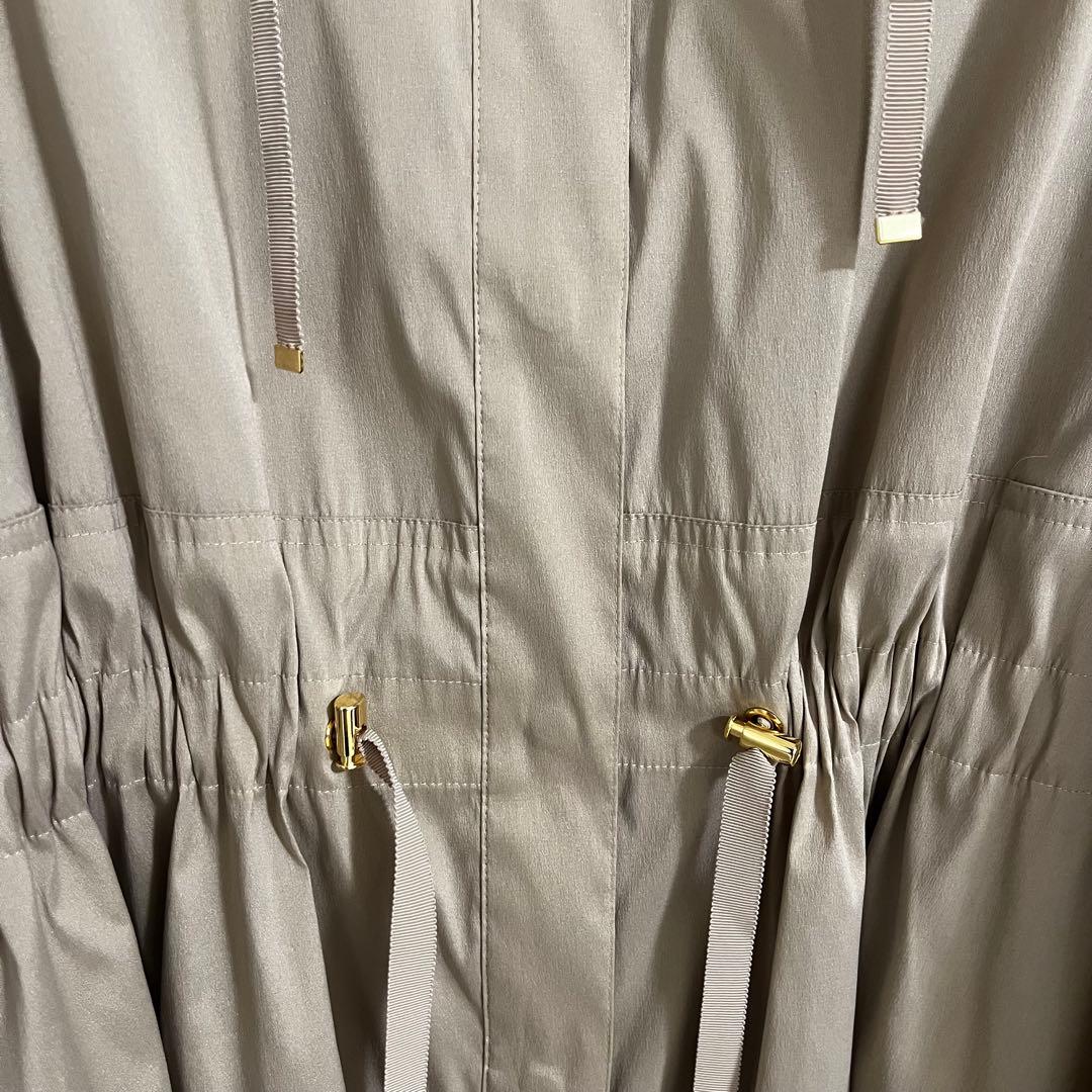 新品☆ANAYI× ETIQUE タフタギャザーロングブルゾン/セオリー、23区