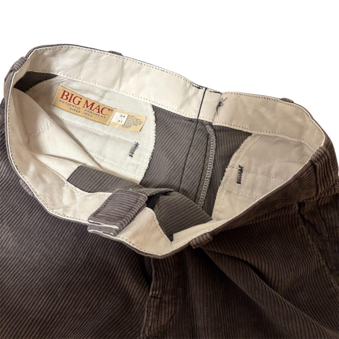 80s BIGMAC コーデュロイパンツ　ディッキーズOEM usa製 タロン