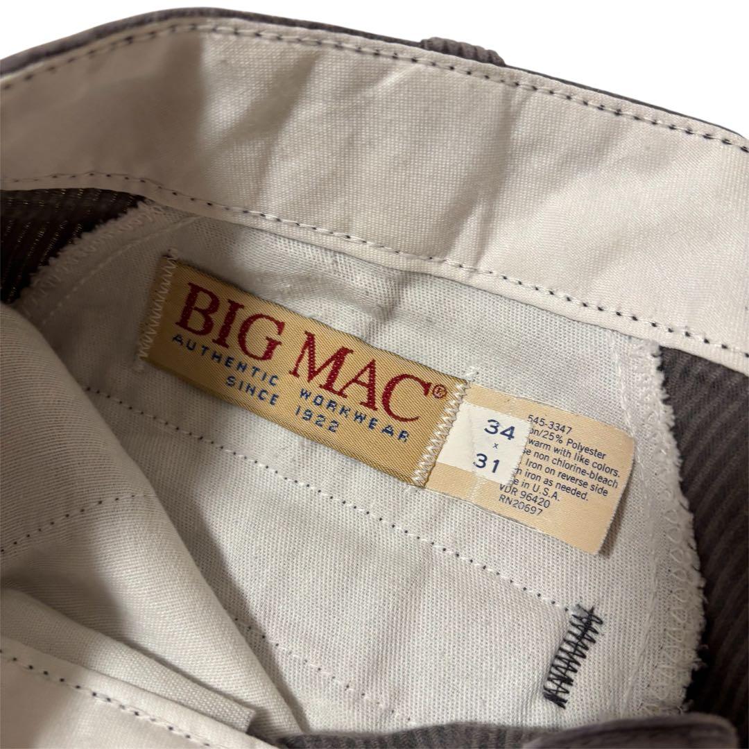 80s BIGMAC コーデュロイパンツ　ディッキーズOEM usa製 タロン