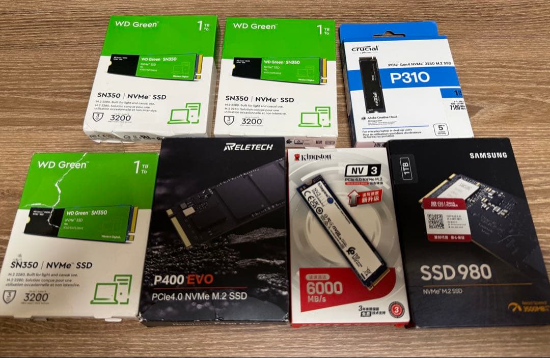 ssd 7個セット