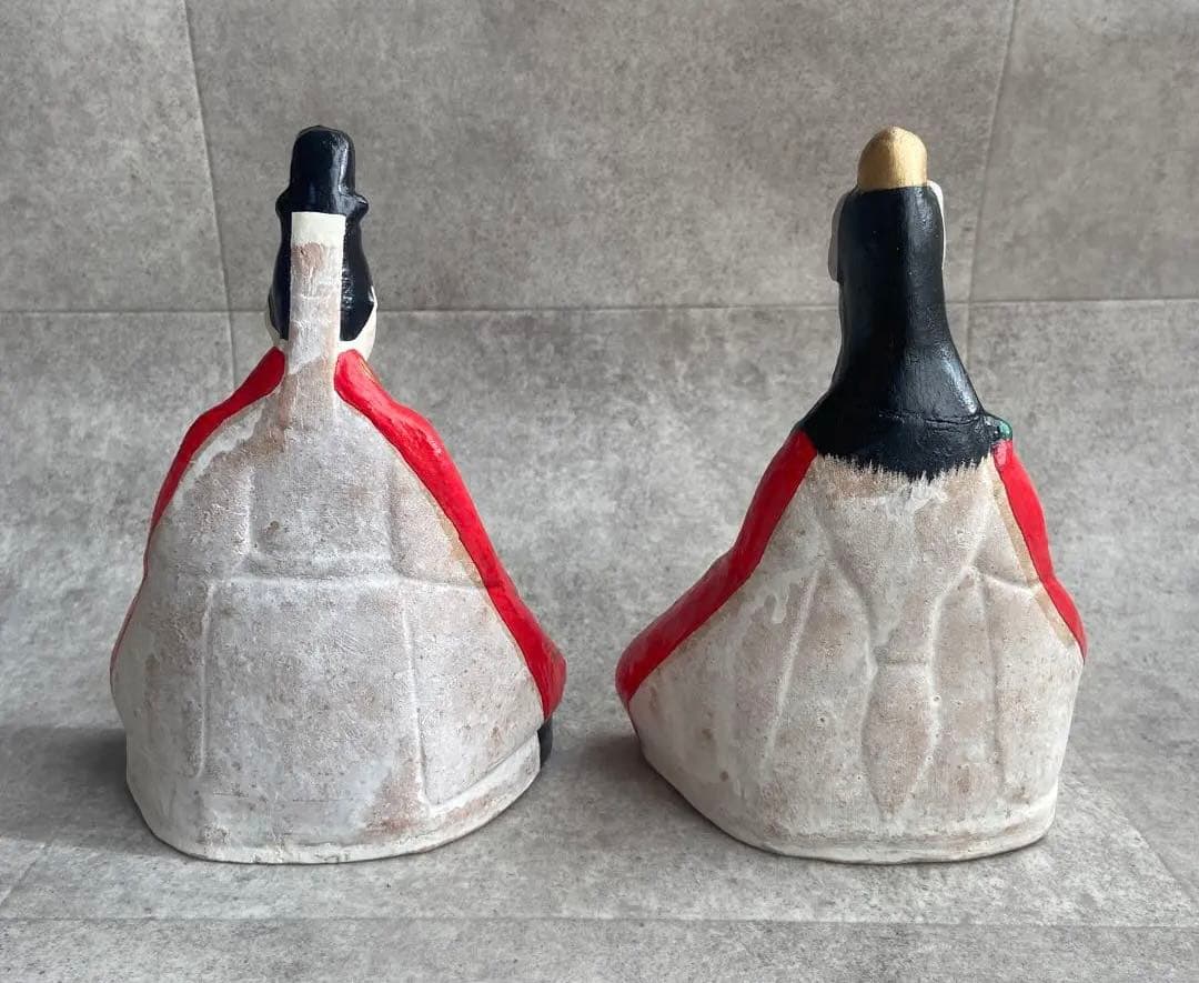 三次土雛　お雛様　雛人形　伝統工芸品　三次人形窯元　無形文化財　レトロ