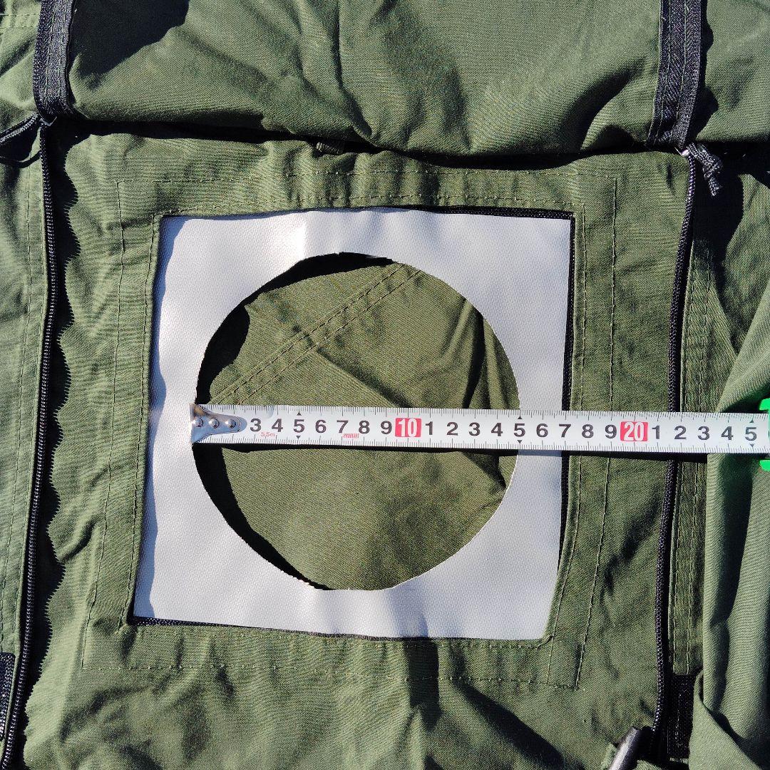 Wolfyok ワンポールT/C　ソロティピーテント 煙突ポート付