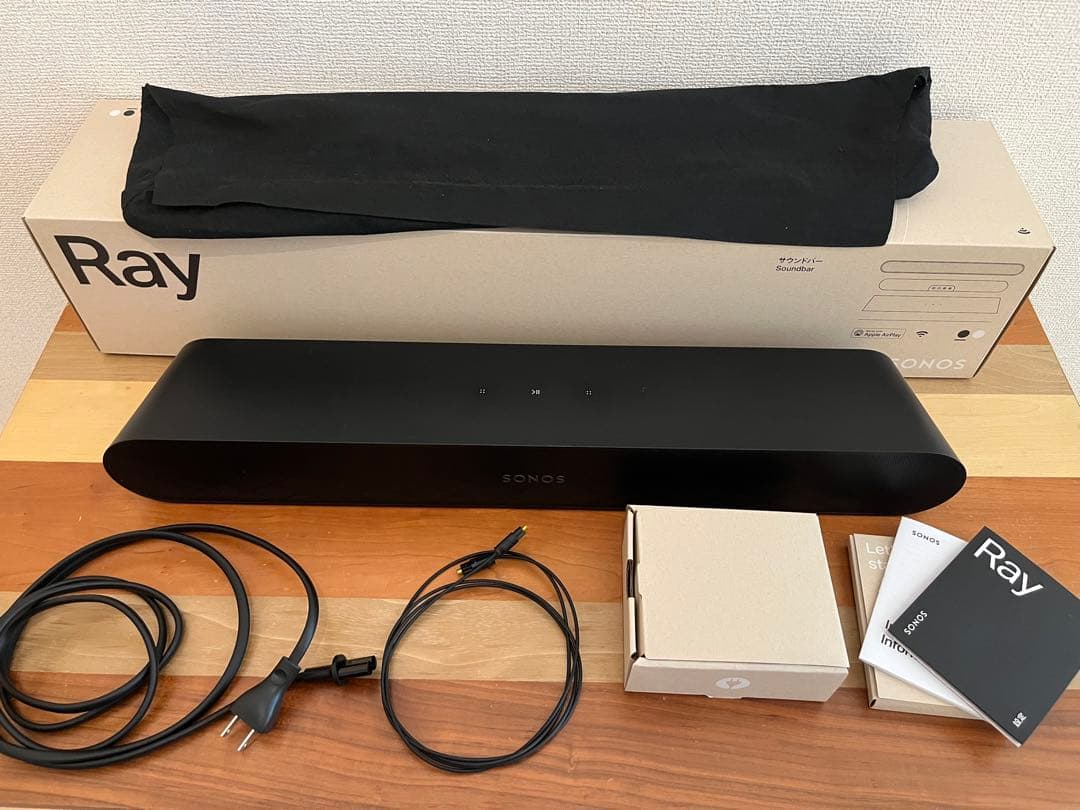 SONOS RAY ソノス　レイ　ブラック　サウンドバー