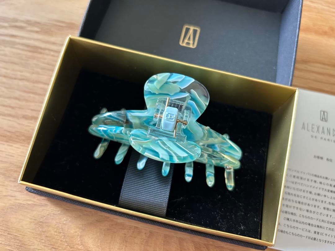 ぬ子さま専用　アレクサンドルドゥパリ クリップ（ブルー）レア品
