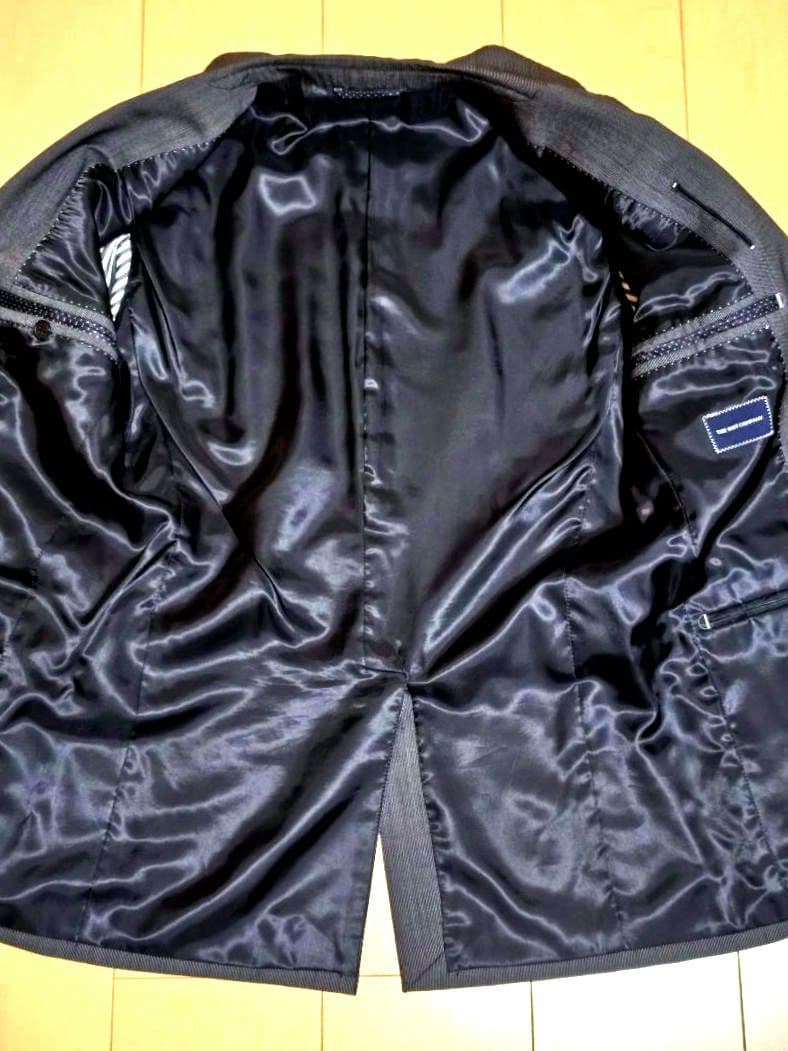 【超美品】 スーツカンパニー スリーピース スーツ グレー　175cm細身