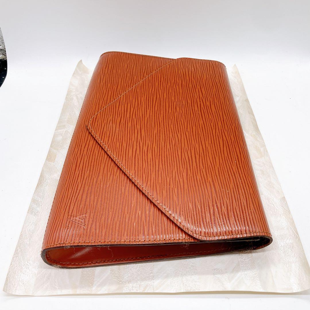 LOUIS VUITTON エピ　ブラウン　アールデコ　クラッチバッグ　正規品