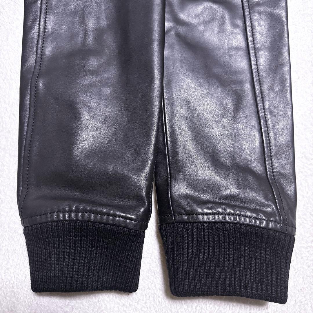 【新品未使用】ディーゼル ブラックゴールド ライダース シングル ブルレザー L