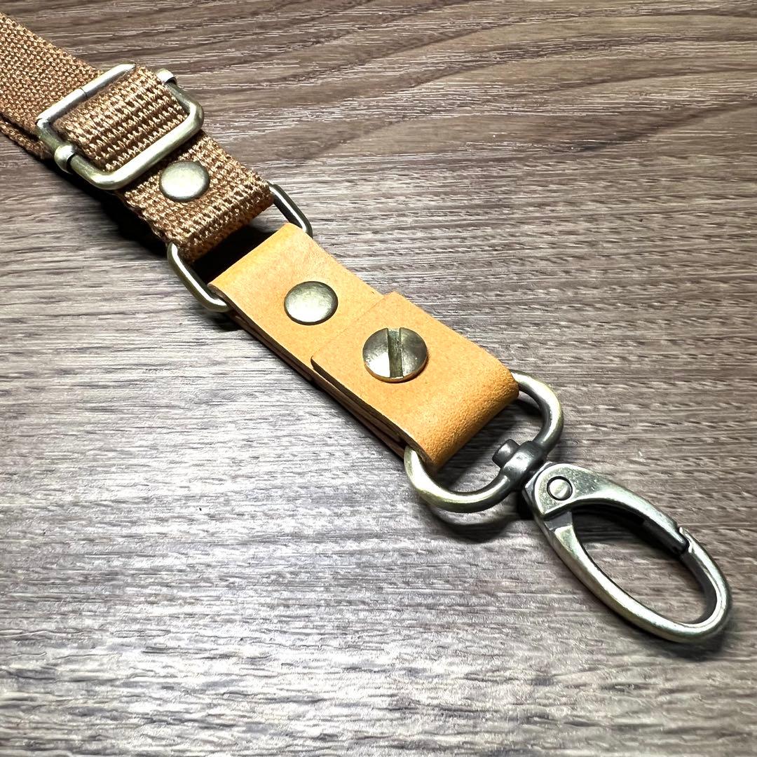 5丁差しシザーケース　ライトキャメル