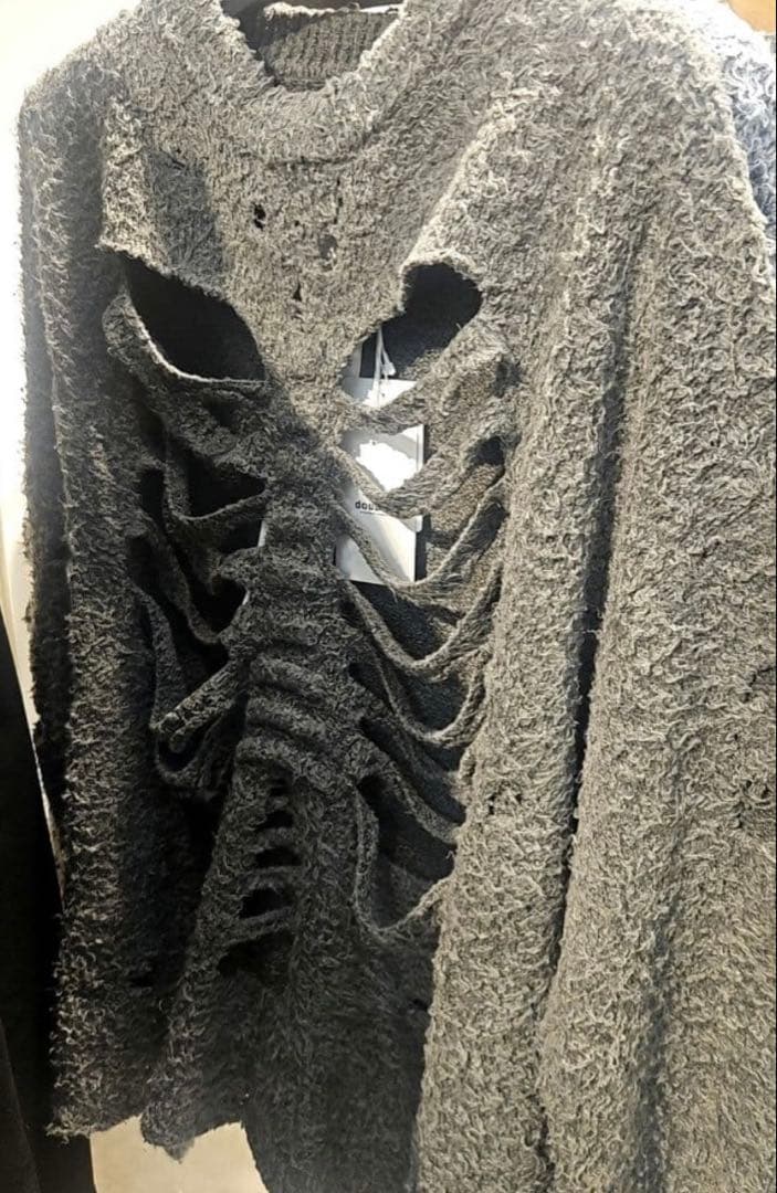 【最安値】＜doublet＞RIBCAGE KNIT PULLOVER