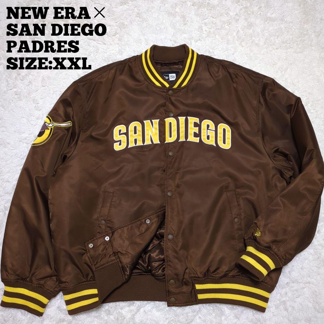 NEW ERA×SAN DIEGO PADRES♦コラボ スタジャン 茶 XXL