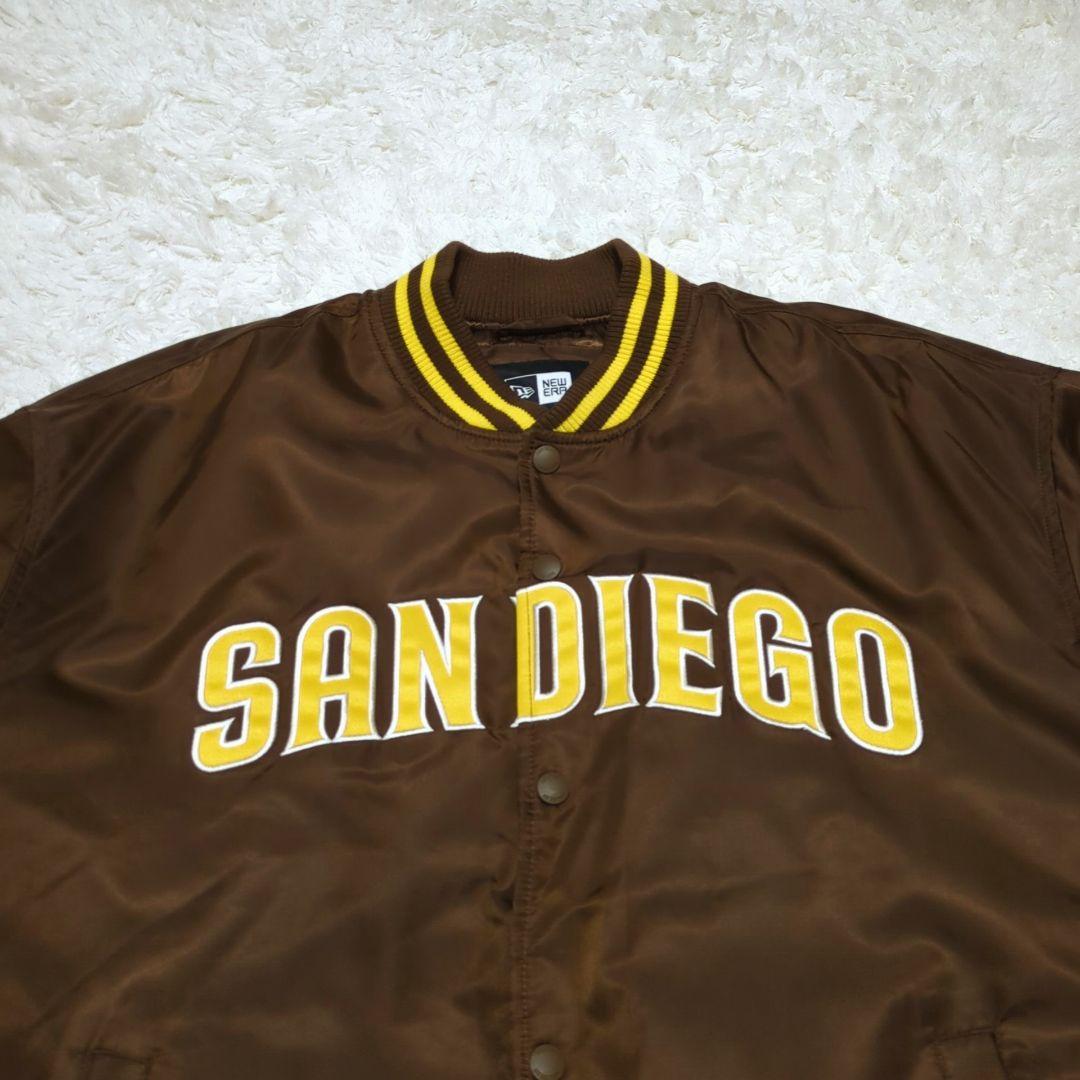 NEW ERA×SAN DIEGO PADRES♦コラボ スタジャン 茶 XXL