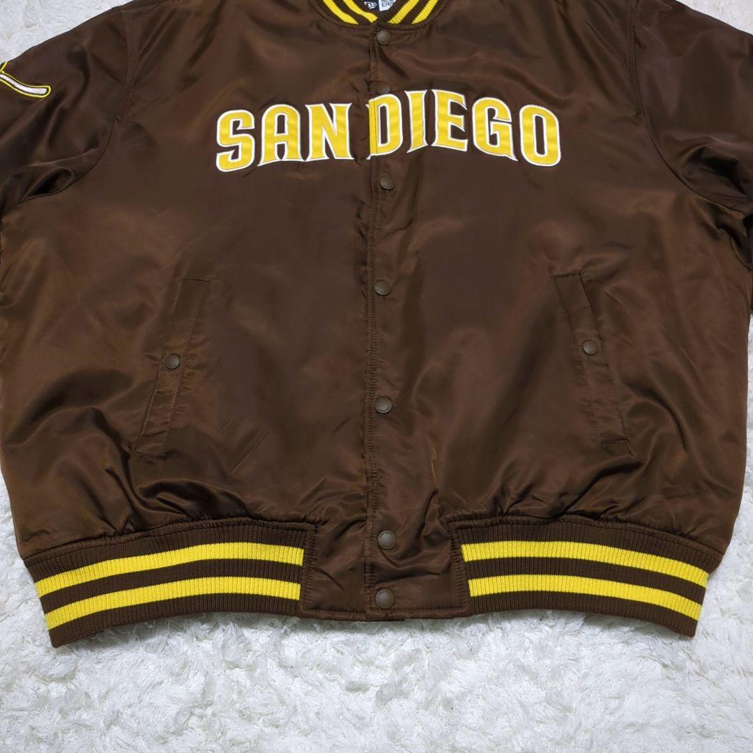 NEW ERA×SAN DIEGO PADRES♦コラボ スタジャン 茶 XXL