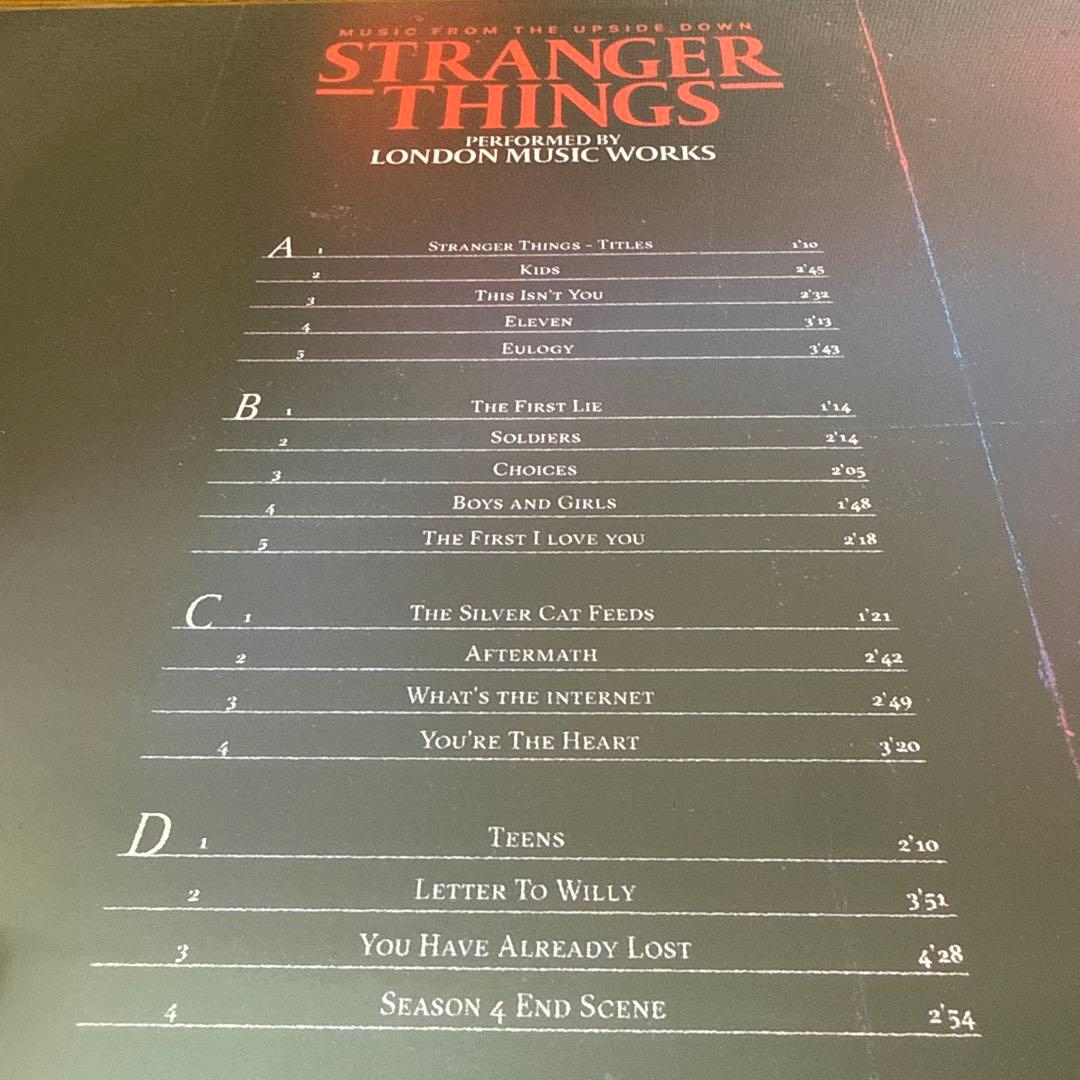 新品未開封! ストレンジャーシングス アナログレコード3枚セット