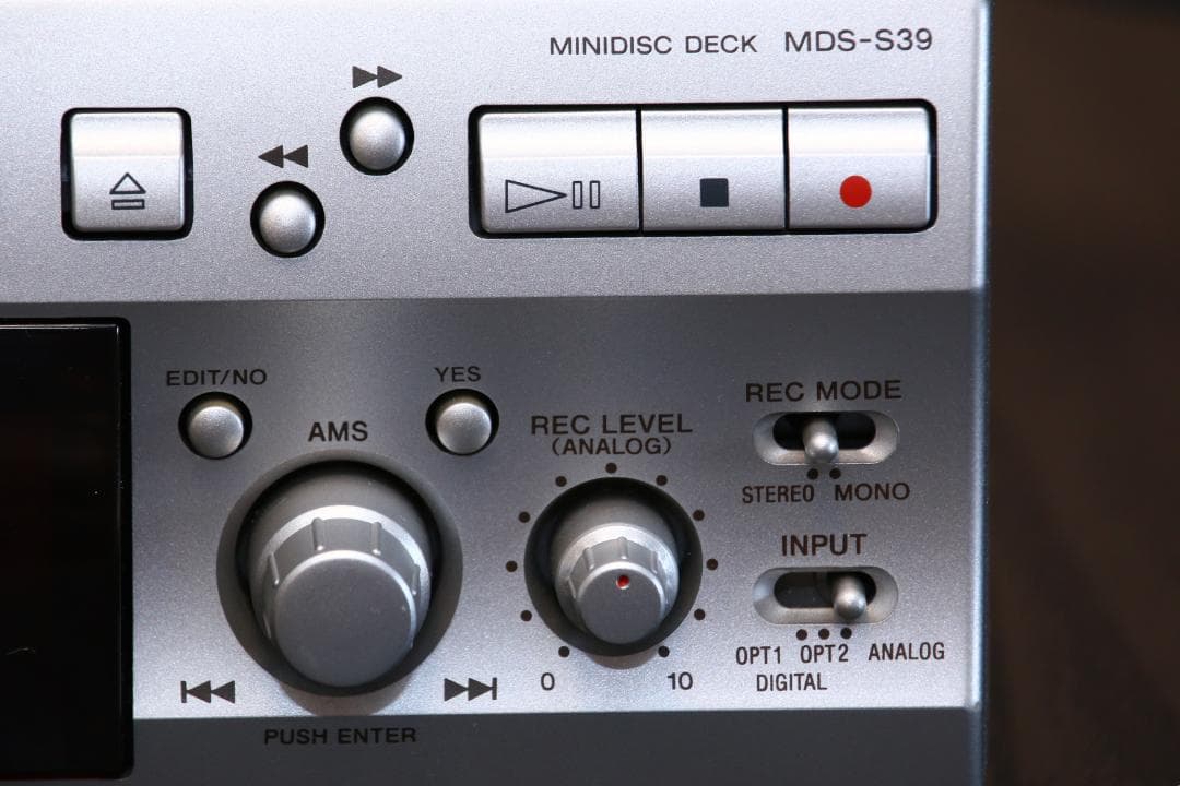 SONY MDS-S39 MDプレーヤー/レコーダー　日本製　完動品