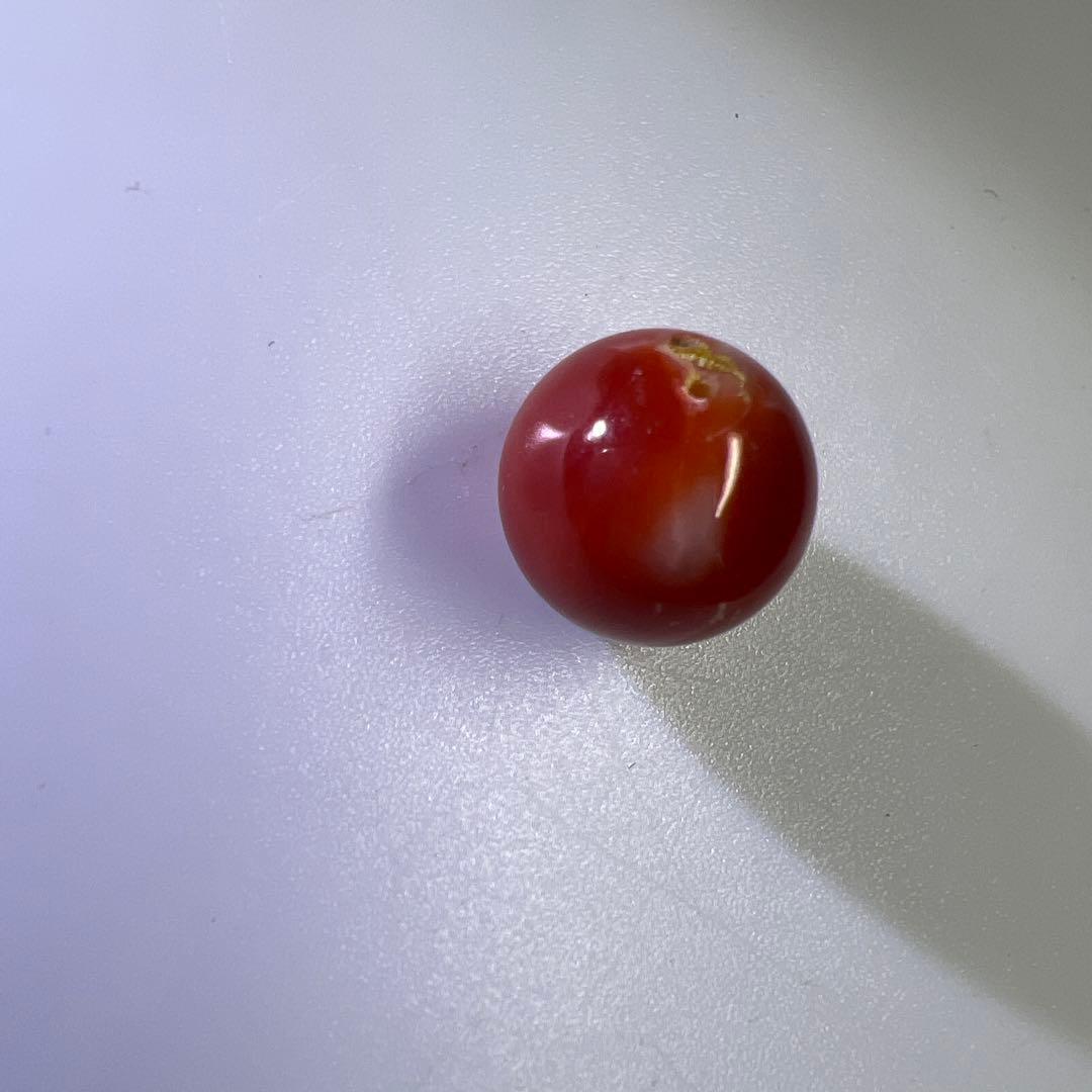 本血赤珊瑚　玉ネックレス、玉等　21g 東Y8-0129☆2Fトヒオ