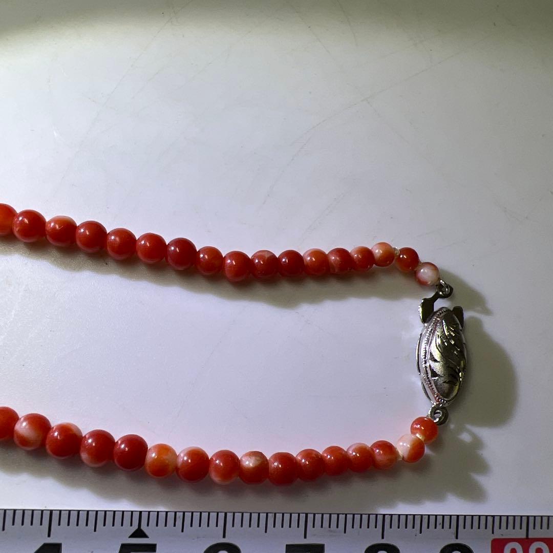 本血赤珊瑚　玉ネックレス、玉等　21g 東Y8-0129☆2Fトヒオ