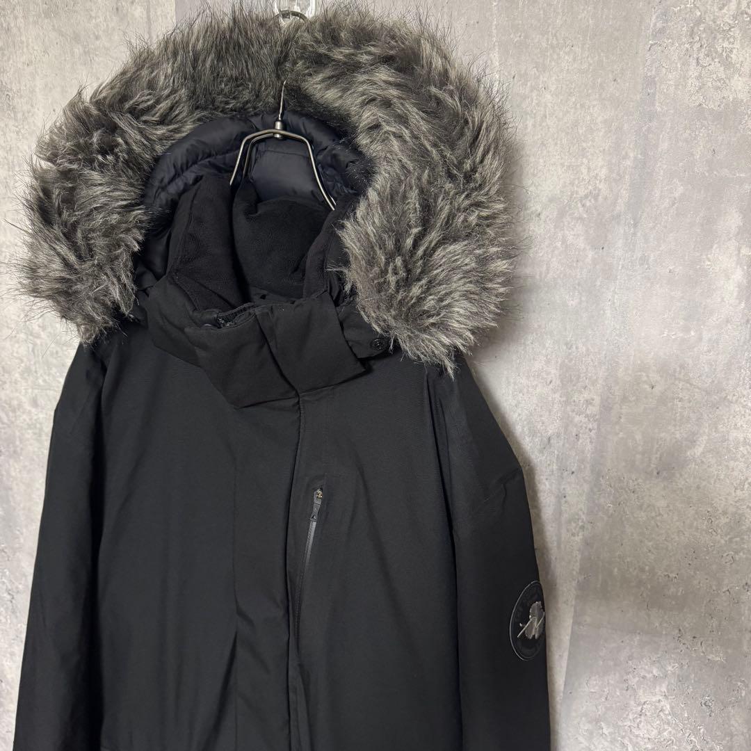 ノースフェイス マクマード ロングダウンジャケット ダウンコート ブラック ゴア