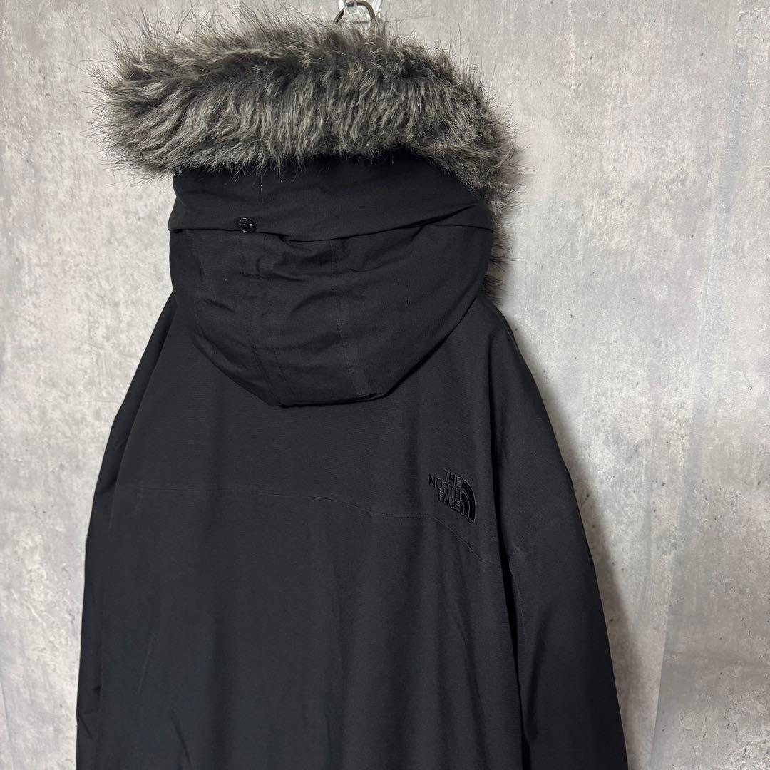 ノースフェイス マクマード ロングダウンジャケット ダウンコート ブラック ゴア