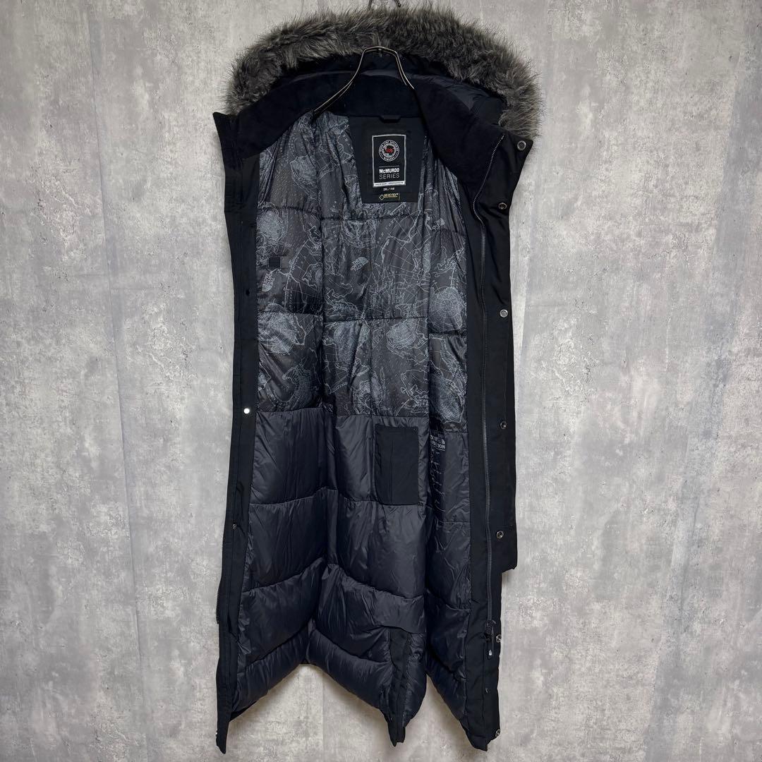 ノースフェイス マクマード ロングダウンジャケット ダウンコート ブラック ゴア