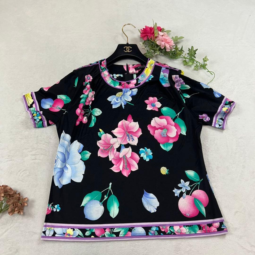 K449 新品未使用 XL レオナール 大きいサイズ カットソー レディース