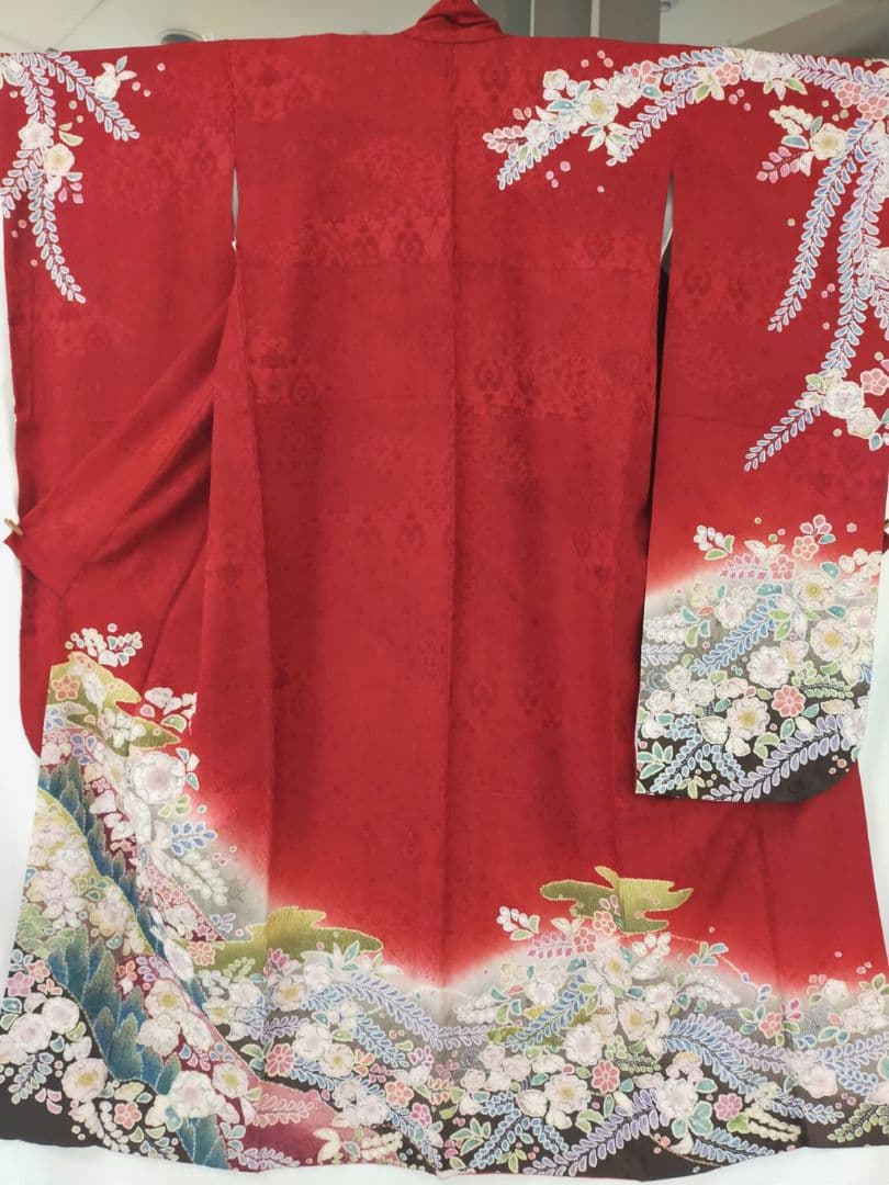 売約済み【WA-Modern】★★正絹　辻ヶ花　振袖7点フルセット★★