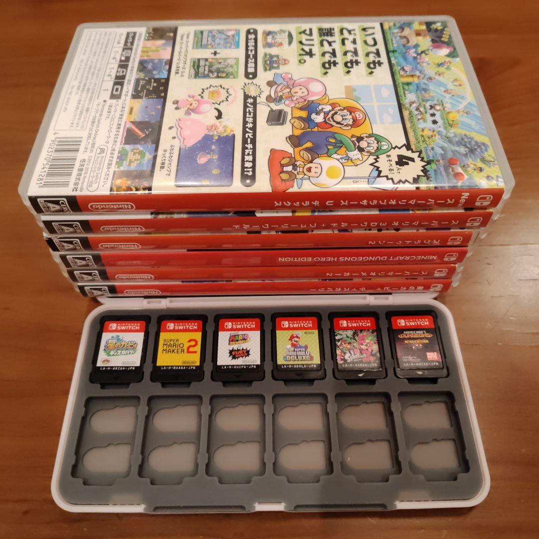 Switch ソフト6セット マリオ カービィ マインクラフト スプラトゥーン
